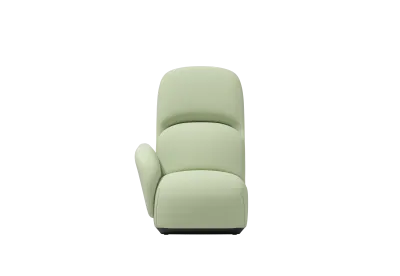 Одноместный диван с высокой спинкой с подлокотником ST33.RA(LA).MR