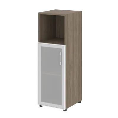 Стеллаж средний узкий (дверь стекло) LT-SU 2.2R 