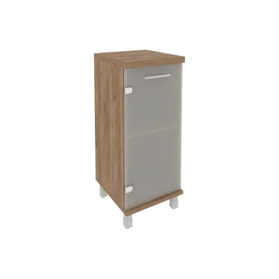 Шкаф низкий узкий левый (1 низкая дверь стекло) KSU-3.2(L)