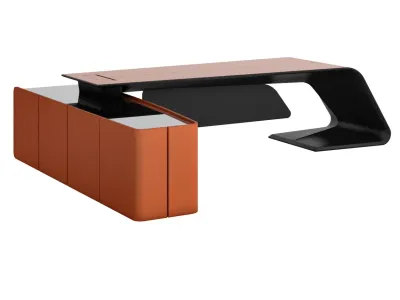 Стол письменный Bugatti BJD-3024S 3,06м.  BJD-3024S