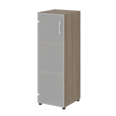 Стеллаж средний узкий (дверь стекло) LT-SU 2.4