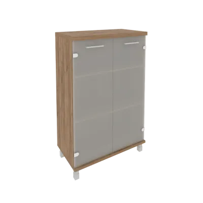 Шкаф средний широкий (2 средние двери стекло) KST-2.4