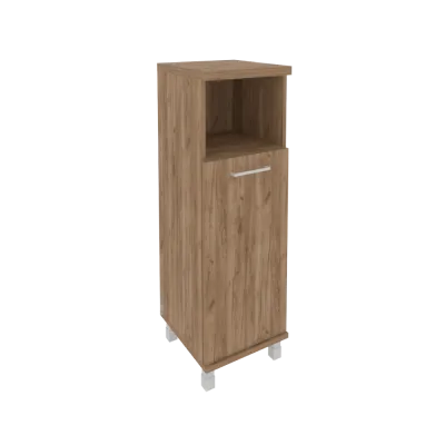 Шкаф средний узкий левый (1 низкая дверь ЛДСП) KSU-2.1(L)