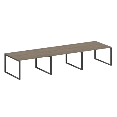 Переговорный стол (3 столешницы) на О-образном м/к БО.ПРГ-3.3