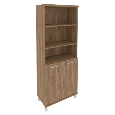 Шкаф высокий широкий (2 низкие двери ЛДСП) KST-1.1