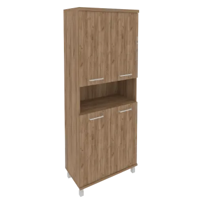 Шкаф высокий широкий (4 низкие двери ЛДСП) KST-1.5