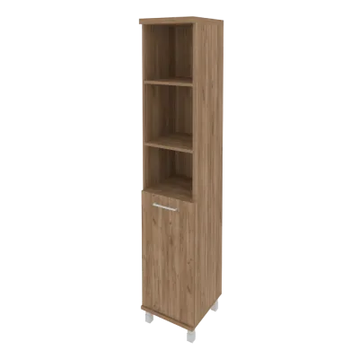 Шкаф высокий узкий правый (1 низкая дверь ЛДСП) KSU-1.1(R)