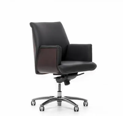 ZEUS/B КРЕСЛО РУКОВОДИТ Ч/ПАЛ ПАЛИСАНДР/ЧЕРНЫЙ ZEUS/B Palisander Dakota black