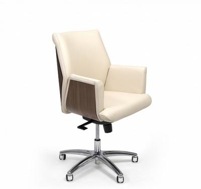 ZEUS/B КРЕСЛО РУКОВОДИТ Б/ОРЕХ ОРЕХ/БЕЖ ZEUS/B NUT Ivory 22042