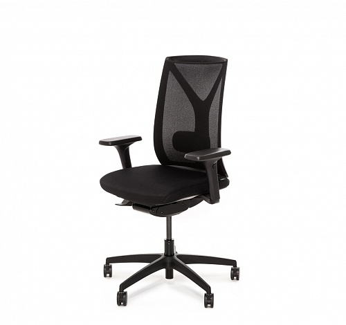 DION M Кресло,синх, 1D, черн  DION MeshBl 870 1D black 