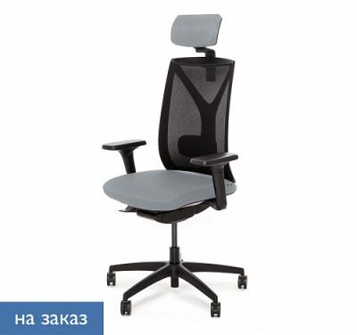 DION М Кресло,синх,1D,подг,чер DION MeshBl 870 1D black headrest