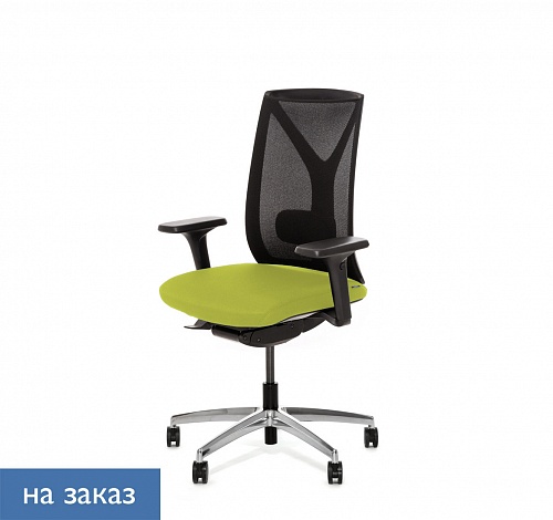 DION M Кресло,синх, 1D, алюм DION MeshBl 870 1D alum