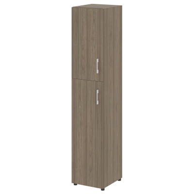 Стеллаж высокий узкий (2 двери ДСП) LT-SU 1.8