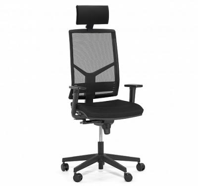 PLAY Кресло синх,2D,черн, подг PLAY 661 2D black MH headrest