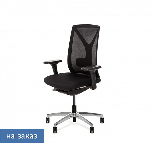 DION M Кресло,синх, 1D, алюм DION MeshBl 870 1D alum