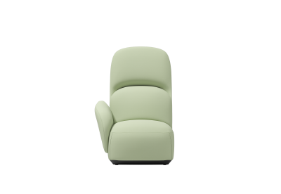 Одноместный диван с высокой спинкой с подлокотником ST33.RA(LA).MR