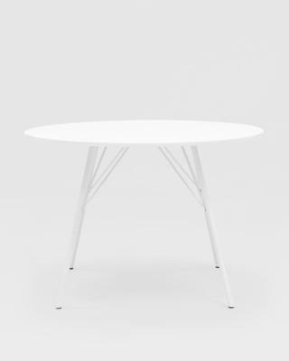 Стол обеденный Мемфис, 110, белый, столешница (двойной артикул) УТ000003489