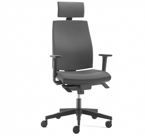 JOB Кресло перм, 2D, черн,подг JOB 215 2D black MH headrest