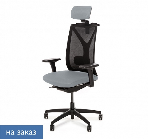 DION М КРЕСЛО,СИНХ,1D,ПОД&В, ЧЕРНЫЙ DION MeshBl 870 1D black headrest hanger