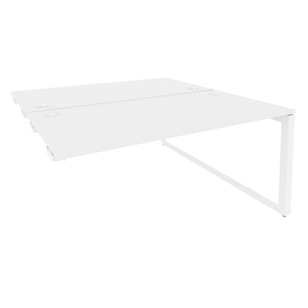 Стол-приставка двойной на О-образном м/к к опорым элем. O.MО-D.SPR-4.8