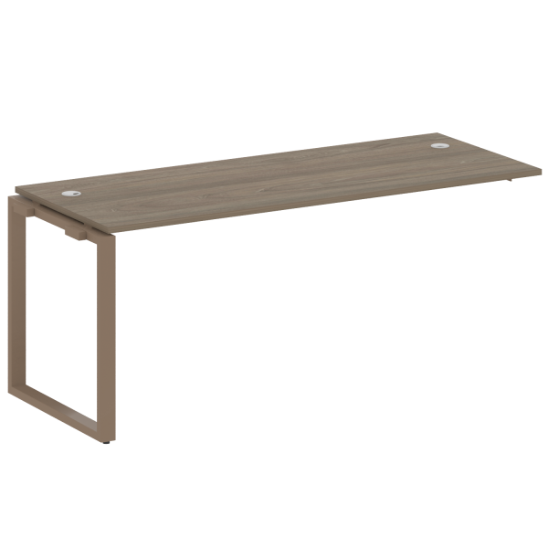 Проходной наборный элемент рабочей станции на О-образном м/к (проходная опора Б.ОСП-72, столешница, БО.ПРС-СП-1.5