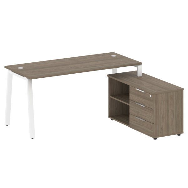 Рабочая станция на А-образном м/к с опорной тумбой правая БА.РС-СТС-2.4 Пр