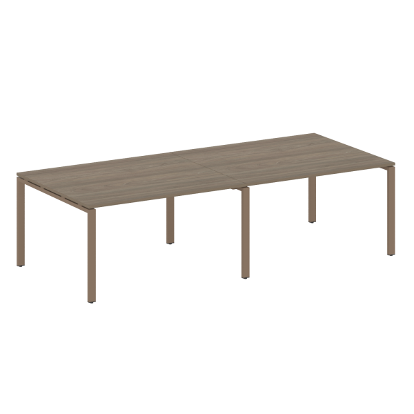 Переговорный стол (2 столешницы) на П-образном м/к БП.ПРГ-2.3