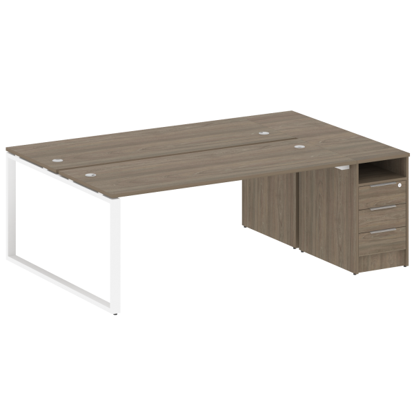 Рабочая станция на О-образном м/к с опорной тумбой БО.РС-СТП-2.5