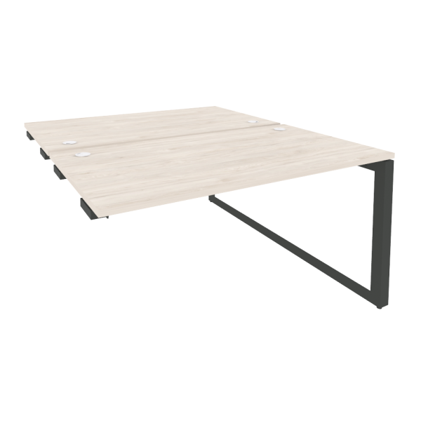 Стол-приставка двойной на О-образном м/к к опорым элем. O.MО-D.SPR-3.8