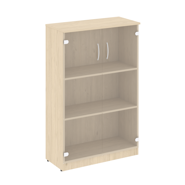 Шкаф средний широкий (2 средние двери стекло) В.СТ-2.4