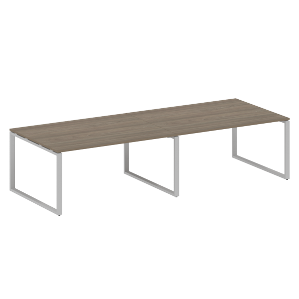 Переговорный стол (2 столешницы) на О-образном м/к БО.ПРГ-2.4