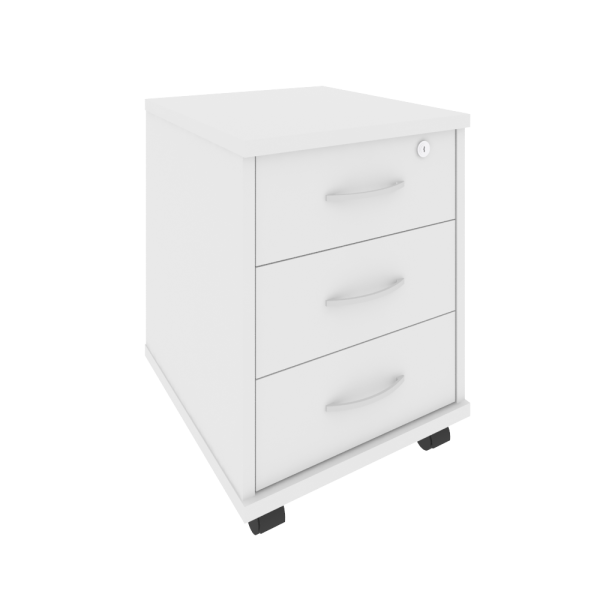 Тумба подкатная (3 ящика фолдинг, с замком) А.ТМ-3F