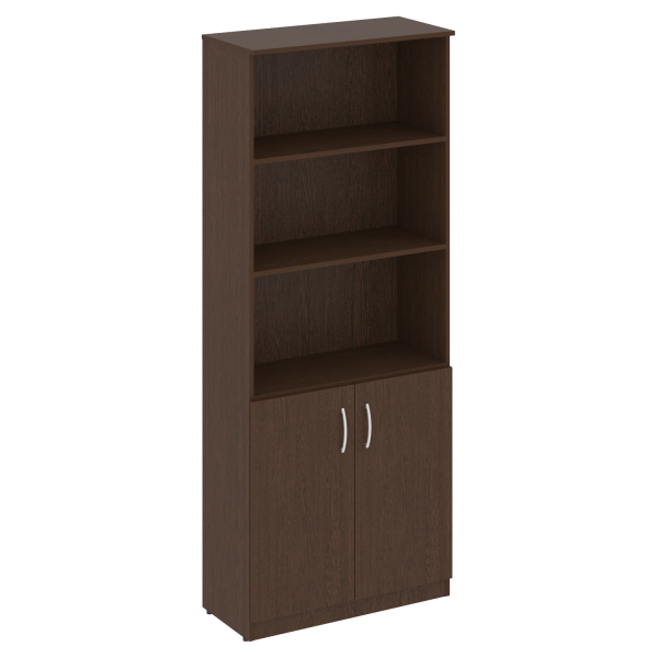 Шкаф высокий широкий (2 низкие двери ЛДСП) В.СТ-1.1