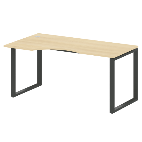 Стол криволинейный левый на О-образном м/к БО.СА-1 Л