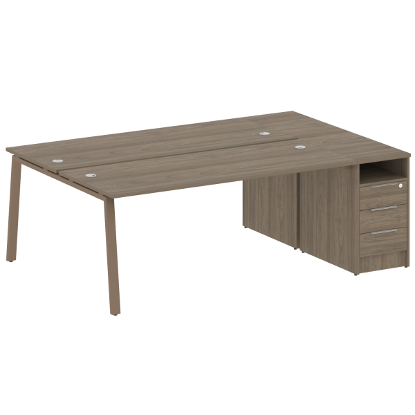 Рабочая станция на А-образном м/к с опорной тумбой БА.РС-СТП-2.5