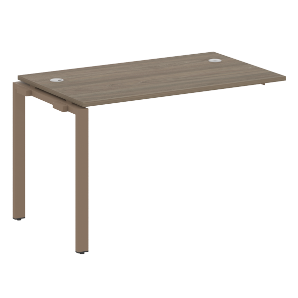 Проходной наборный элемент рабочей станции на П-образном м/к (проходная опора Б.ОСП-72, столешница, БП.ПРС-СП-1.2