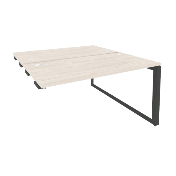 Стол-приставка двойной на О-образном м/к к опорым элем. O.MО-D.SPR-3.7