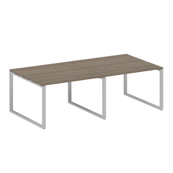 Переговорный стол (2 столешницы) на О-образном м/к БО.ПРГ-2.2