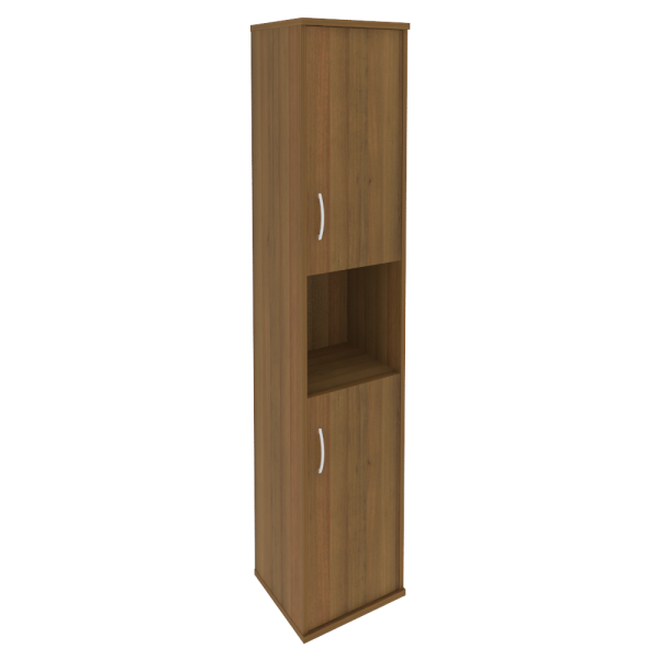 Шкаф высокий узкий левый/правый (2 низкие двери ЛДСП) А.СУ-1.5 Л/Пр