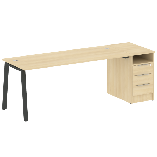 Рабочая станция на А-образном м/к с опорной тумбой БА.РС-СТП -1.5