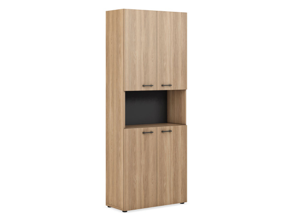 Шкаф для документов 4 двери с нишей 800х2050 EVL404