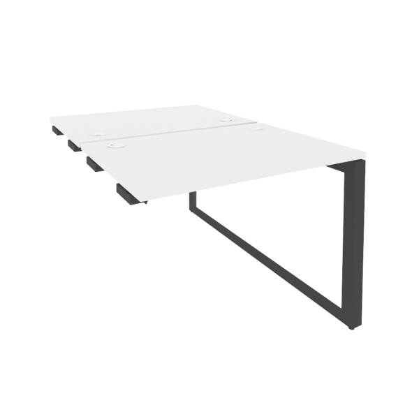 Стол-приставка двойной на О-образном м/к к опорым элем. O.MО-D.SPR-1.7