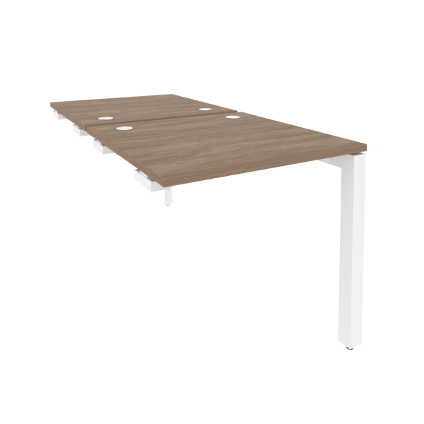 Стол-приставка двойной на П-образном м/к к опорным элем. O.MP-D.SPR-0.8