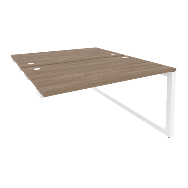 Стол-приставка двойной на О-образном м/к к опорым элем. O.MО-D.SPR-3.8