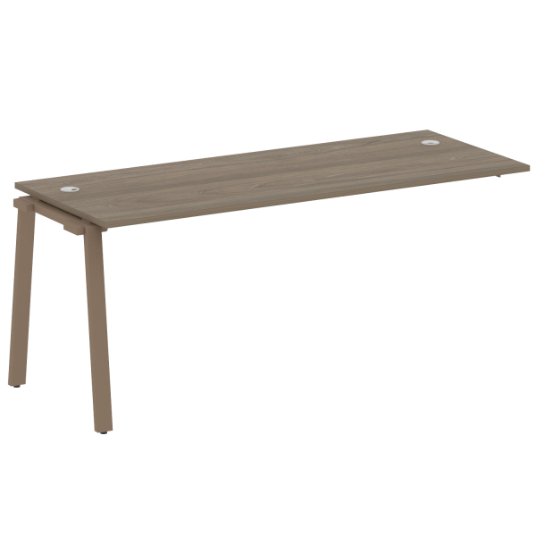 Проходной наборный элемент рабочей станции на А-образном м/к (проходная опора Б.ОСП-72, столешница, БА.ПРС-СП-1.5