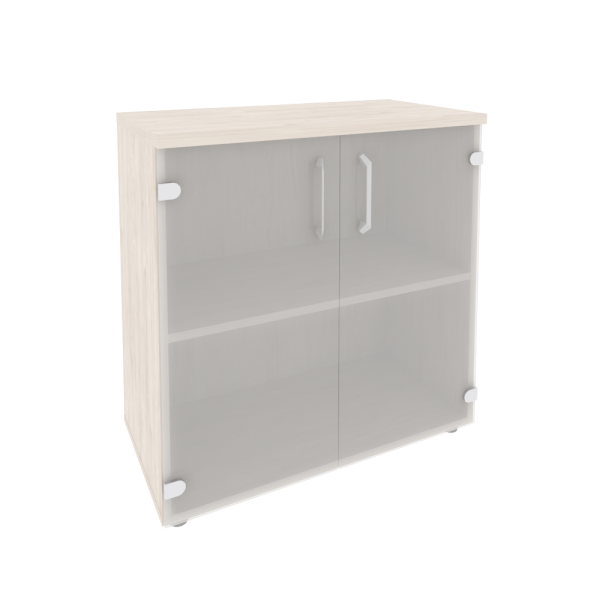 Шкаф низкий широкий (2 низких фасада стекло) O.ST-3.2