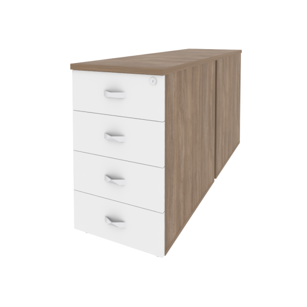 Тумба двойная приставная / опорная O.TPO-2.7