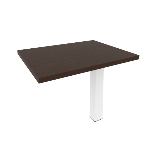 Брифинг-приставка для прямоугольного стола (опора LT-710 в комплекте) KB-4