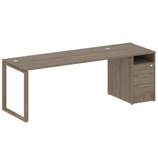 Рабочая станция на О-образном м/к с опорной тумбой БО.РС-СТП -1.5