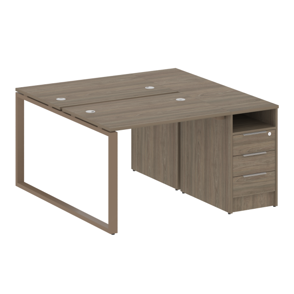 Рабочая станция на О-образном м/к с опорной тумбой БО.РС-СТП-2.1